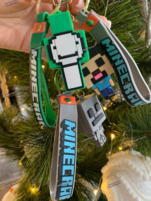 Брелок Minecraft,  Скелет , майнкрафт дармовис