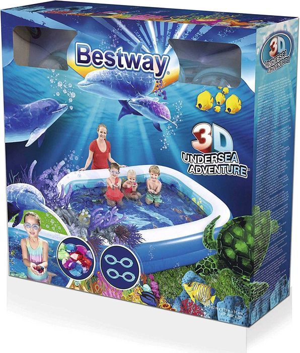 Bestway- Piscina infantil (262 x 175 x 51 cm)