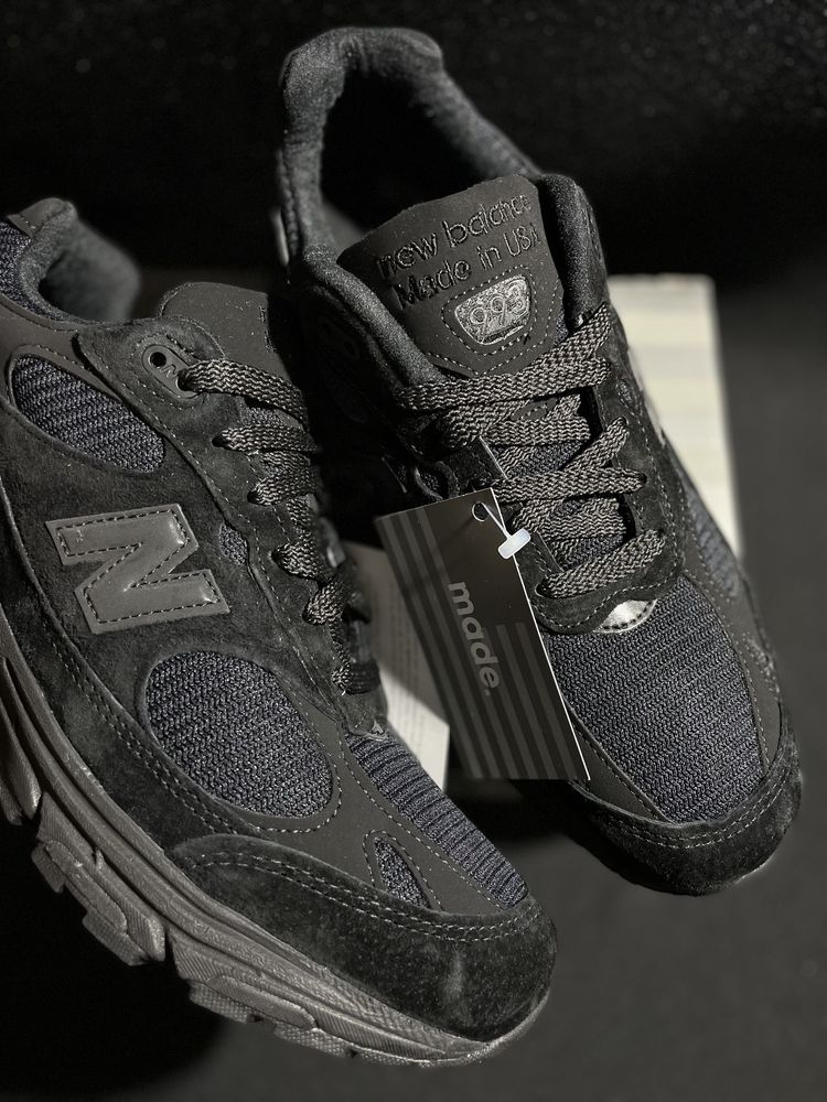 Кроссовки New Balance 993 black оригинал черные