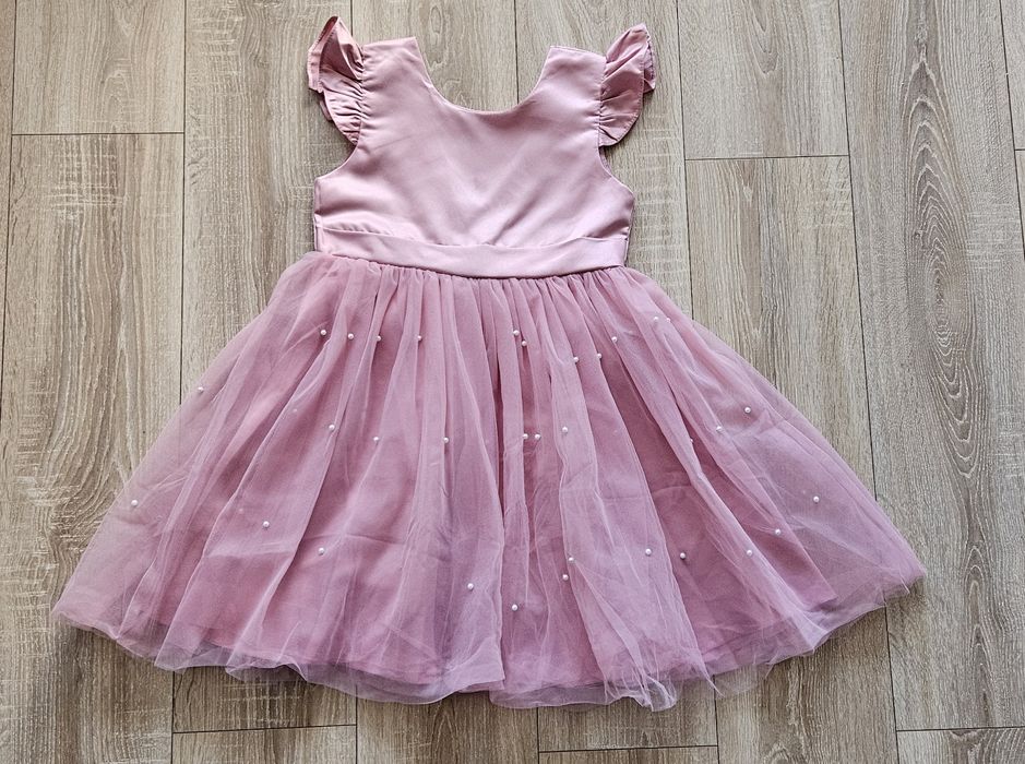 Sukienka z perełkami rozm 140