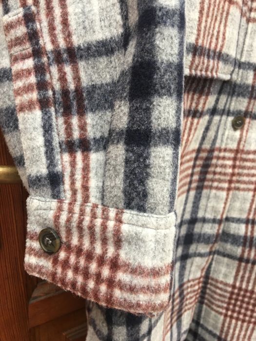 Płaszcz w kratę Zara L/XL