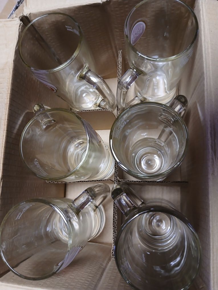 6 Canecas 1/2 litro super Bock novas