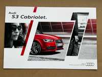 2014 / Audi S3 Cabriolet (8V) / DE / prospekt katalog