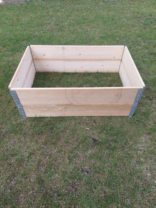 Nadstawki na palety skrzynia drewniana 80x120 cm warzywniak