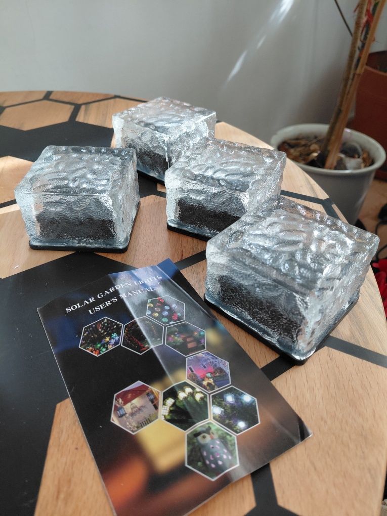 Lampki solarne ogrodowe LED – zestaw 4 szt.