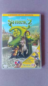 Shrek 2 + Shrek 3D dwie płyty DVD