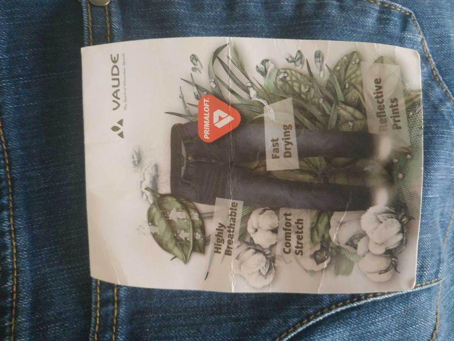 Vaude Larvik - dżinsy dla aktywnych (rower, turystyka), 100% nowe