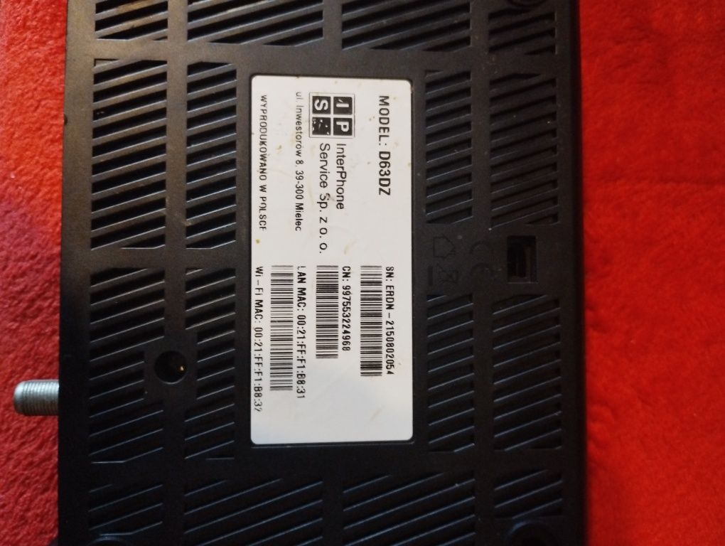 Dekoder EVOBOX 4K D63D Z Netia