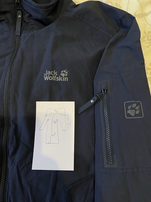 Оригинальная мужская куртка бомбер джек jack wolfskin
