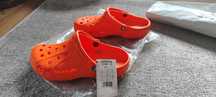 Hit Orange Crocs unisex Chodaki mule klapki 40