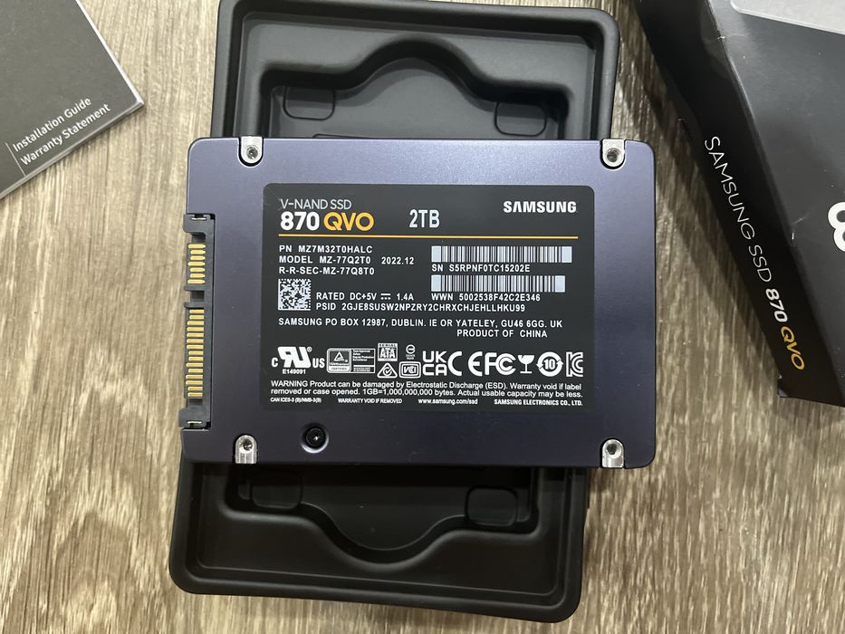 SSD Samsung 870 QVO 2Tb Sata 2,5