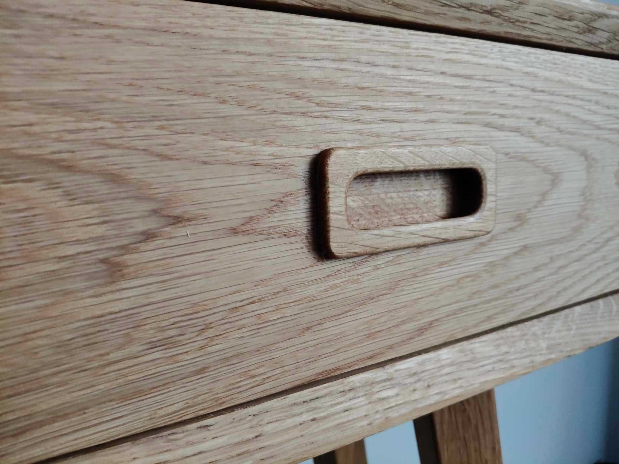 Konsolka dębowa 100x30x90