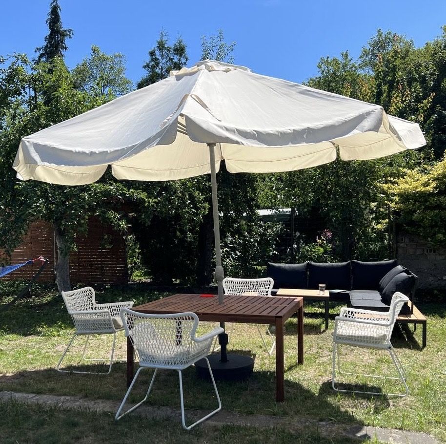 Ljustero parasol ogrodowy ikea 400cm z podstawa