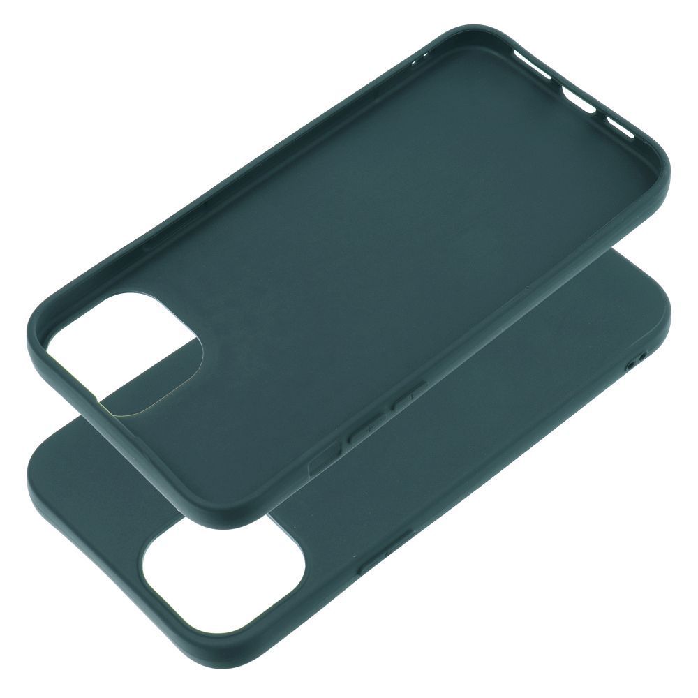 Etui Case Plecki Matt Do Iphone 15 Ciemnozielony + Szkło 9H