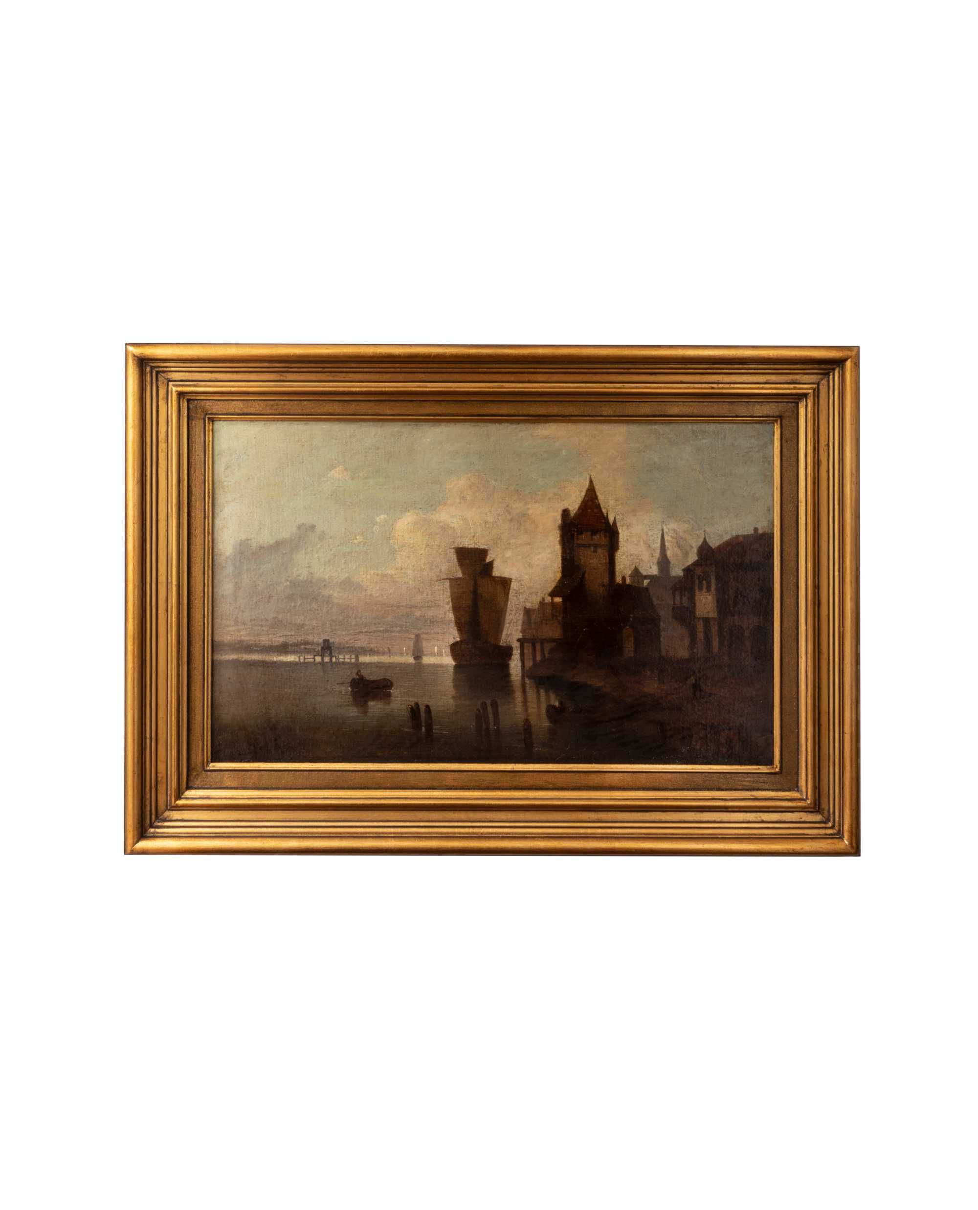 Pintura barcos Raudil século XIX | Romantismo