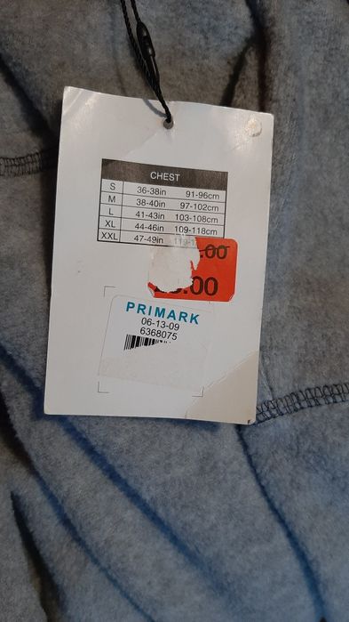 Polarowa bluza szara, męska, S