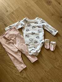 Komplet body i spodenki myszka minnie H&M 68