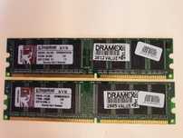 Pamięć serwerowa Kingston 512MB 400MHz DDR Non-ECC CL3 (KVR400X64C3A/5