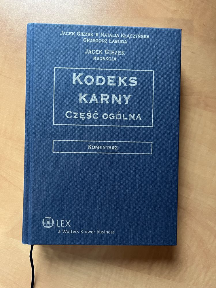 Kodeks karny czesc ogolna Jacek Giezek