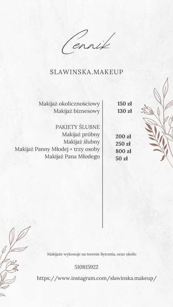 Makijaże okolicznościowe