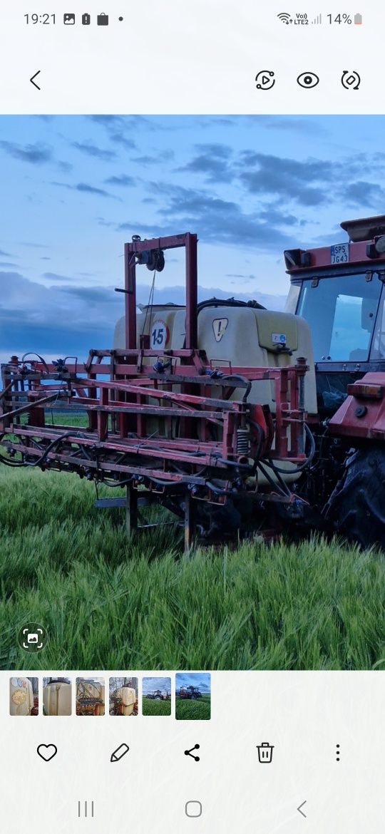 Opryskiwacz Jar Met 600l belka 15m