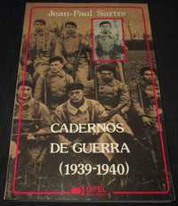 Livro Cadernos de Guerra (1939 a 1940) Sartre