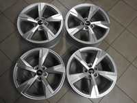 4xAlufelgi AUDI 17'' 5x100 ET46 7,5J piasta 57,1mm 82A 21rok Jak NOWE