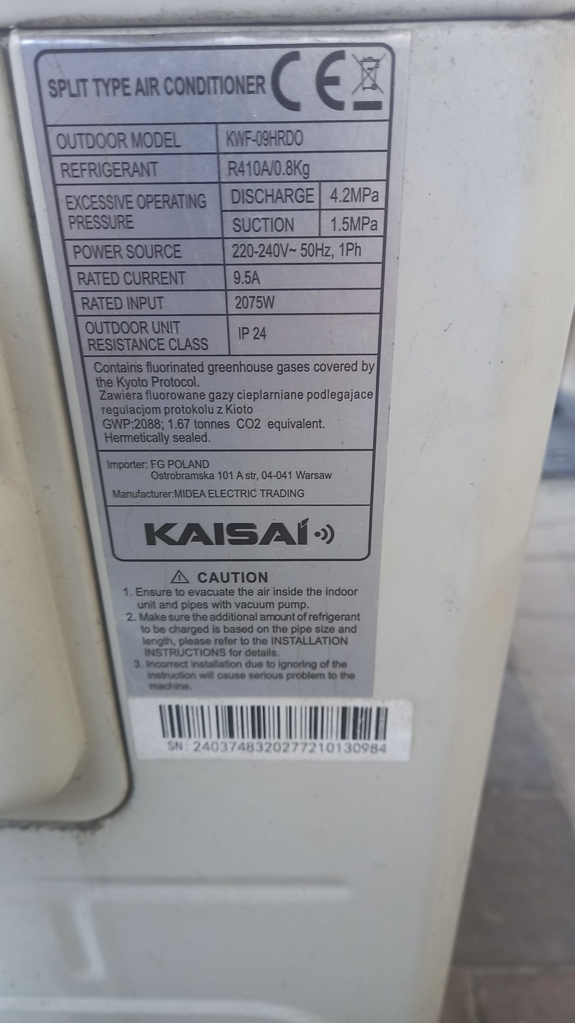 Klimatyzacja Kasai