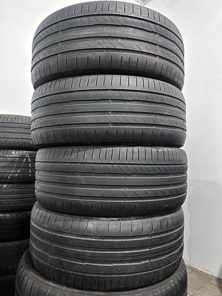 Шини б/у 245/45 R18 Continental комплект:літо:склад R18