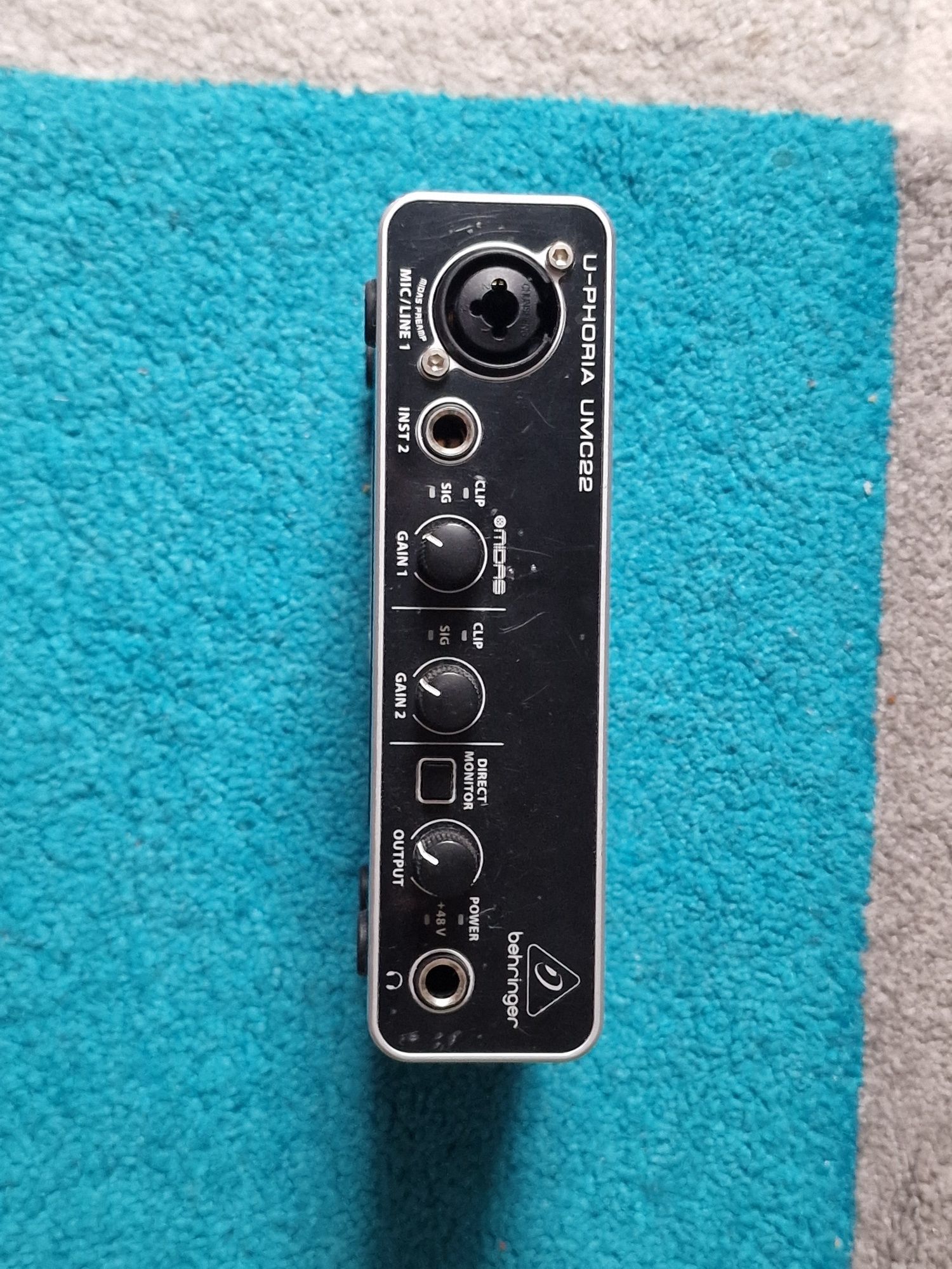 Interfejs audio behringer uphoria umc22