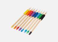 Kolorowe Ołówki Łatwe do trzymania Z uchwytem antypoślizgowym Z gumką