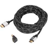 Kabel HDMI - HDMI 7,5m z adapterem