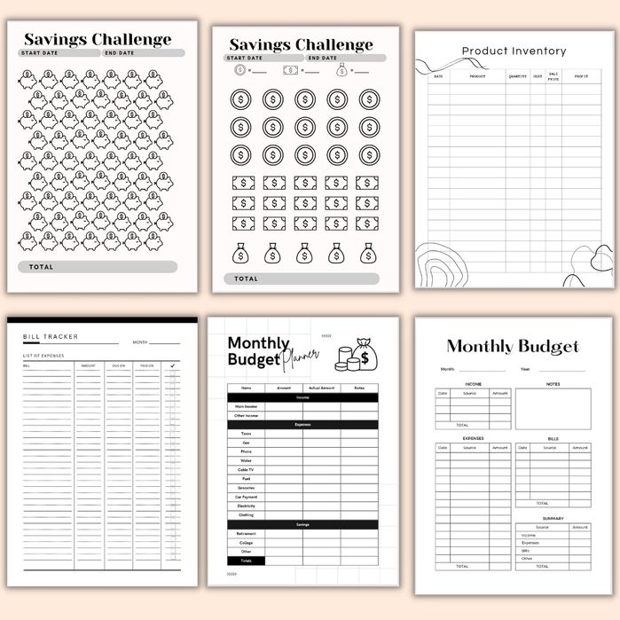 Planner agenda bloco secretária A5 2023