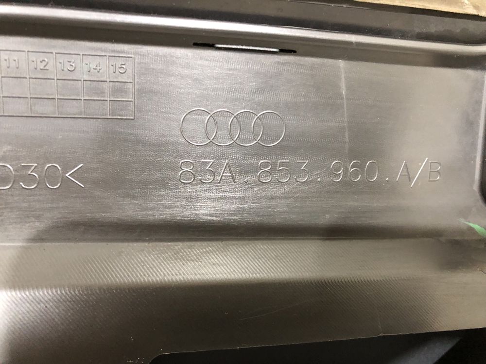 Дверь передняя правая Audi Q3 S-line молдинг накладка двери 83A853960A