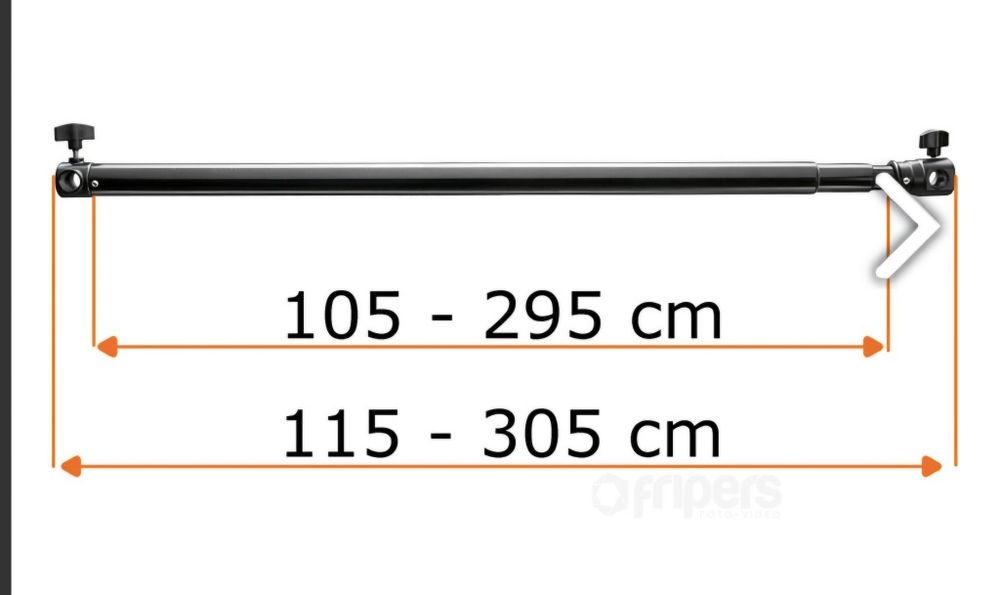 Zestaw zawieszania teł
FreePower 295cm Poprzeczka teleskopowa
