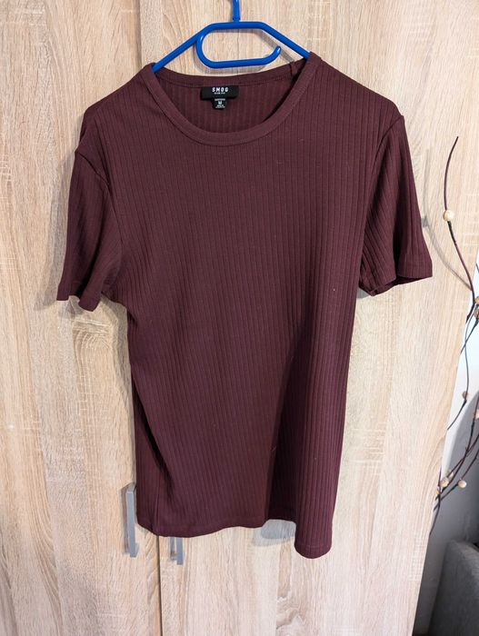 Damska bordowa koszulka SMOG SmartFIT rozmiar M
