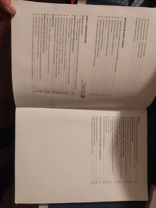 Maturalne karty pracy to jest chemia dla LO i technikum zakres rozszer