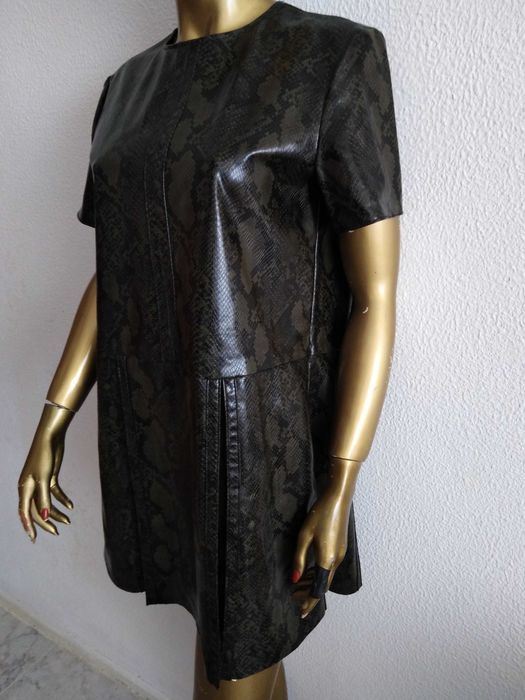 Vestido Capa Camuflado Tipo Pele Cobra Sfera Collection L