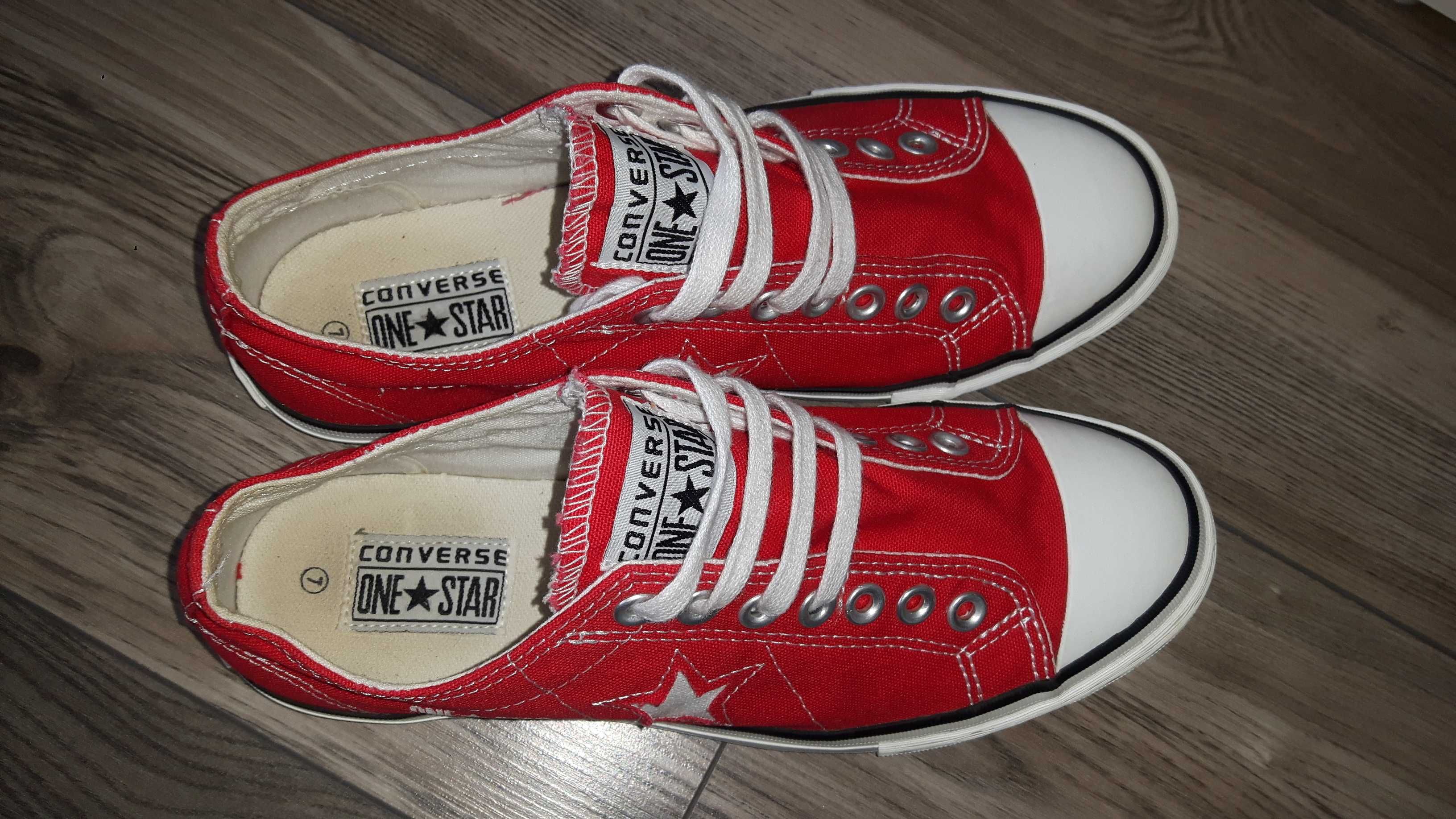 CONVERSE ONE STAR czerwone trampki unisex rozm.40 wkł.25 cm
