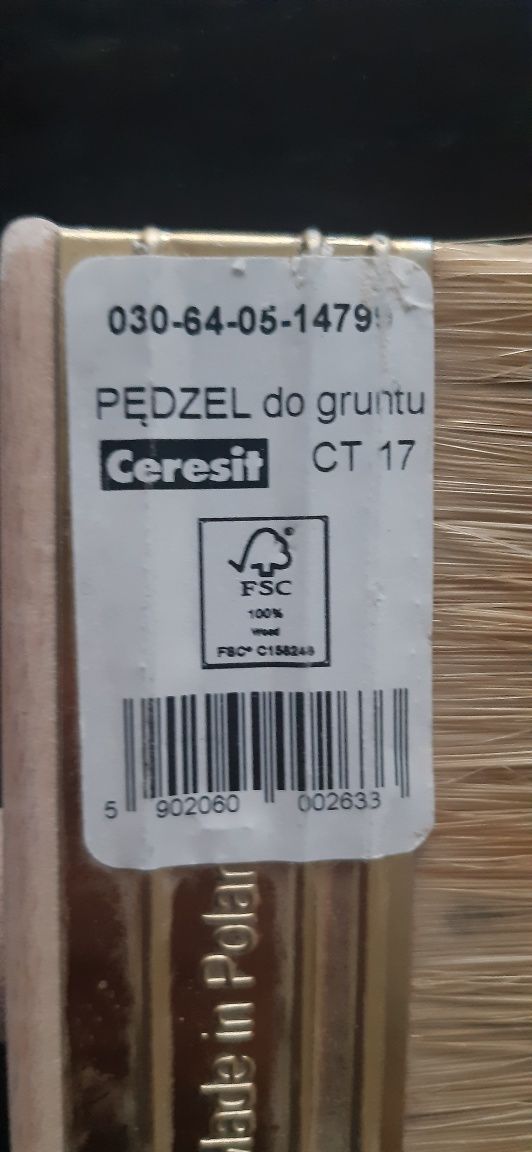 Pędzel Ceresit nowy