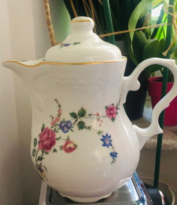 Porcelana PRL DUŻY dzbanek Karolina - stan idealny