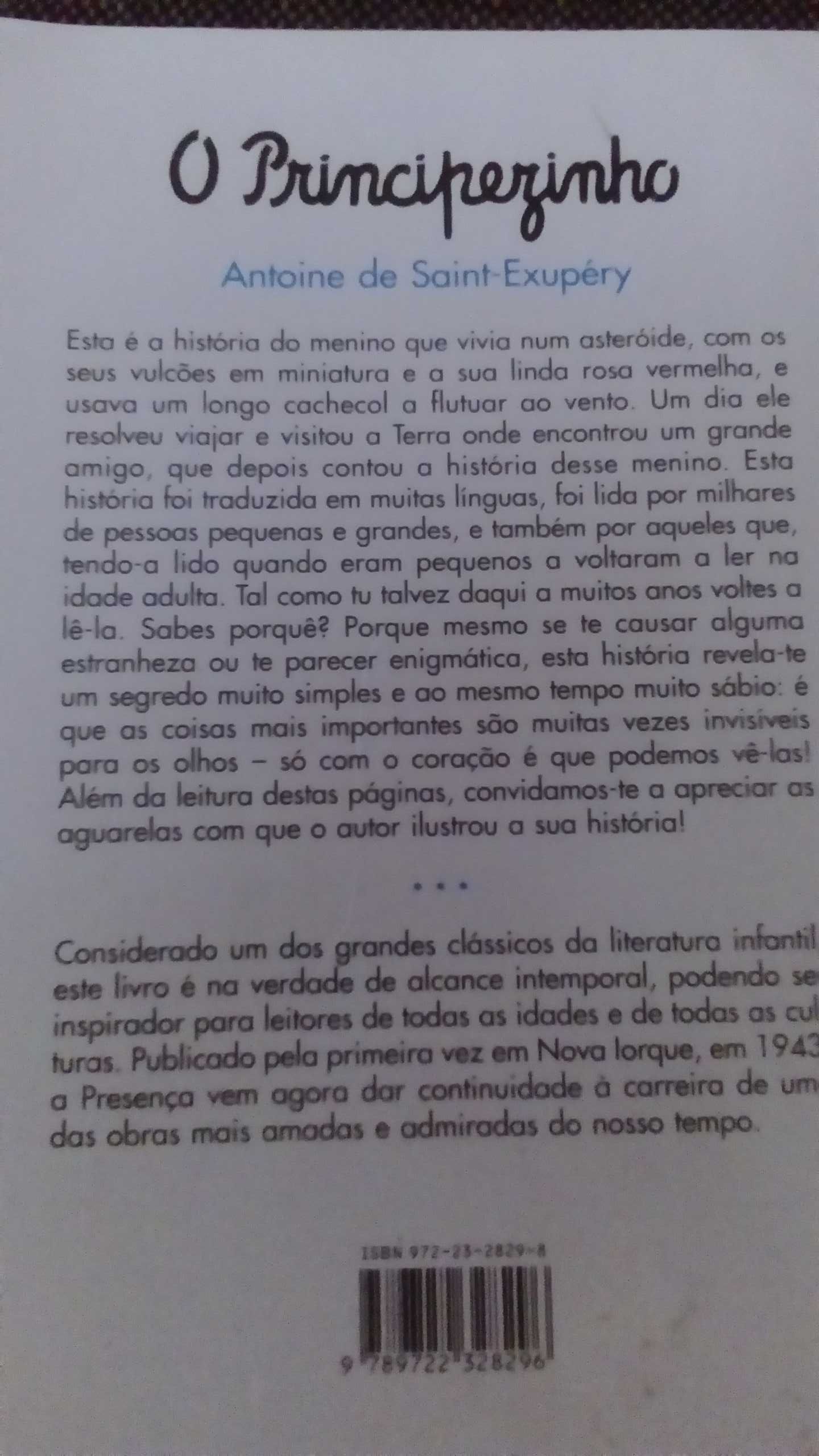 Livro O Pricibezinho de Antoine de Saint Exupéry