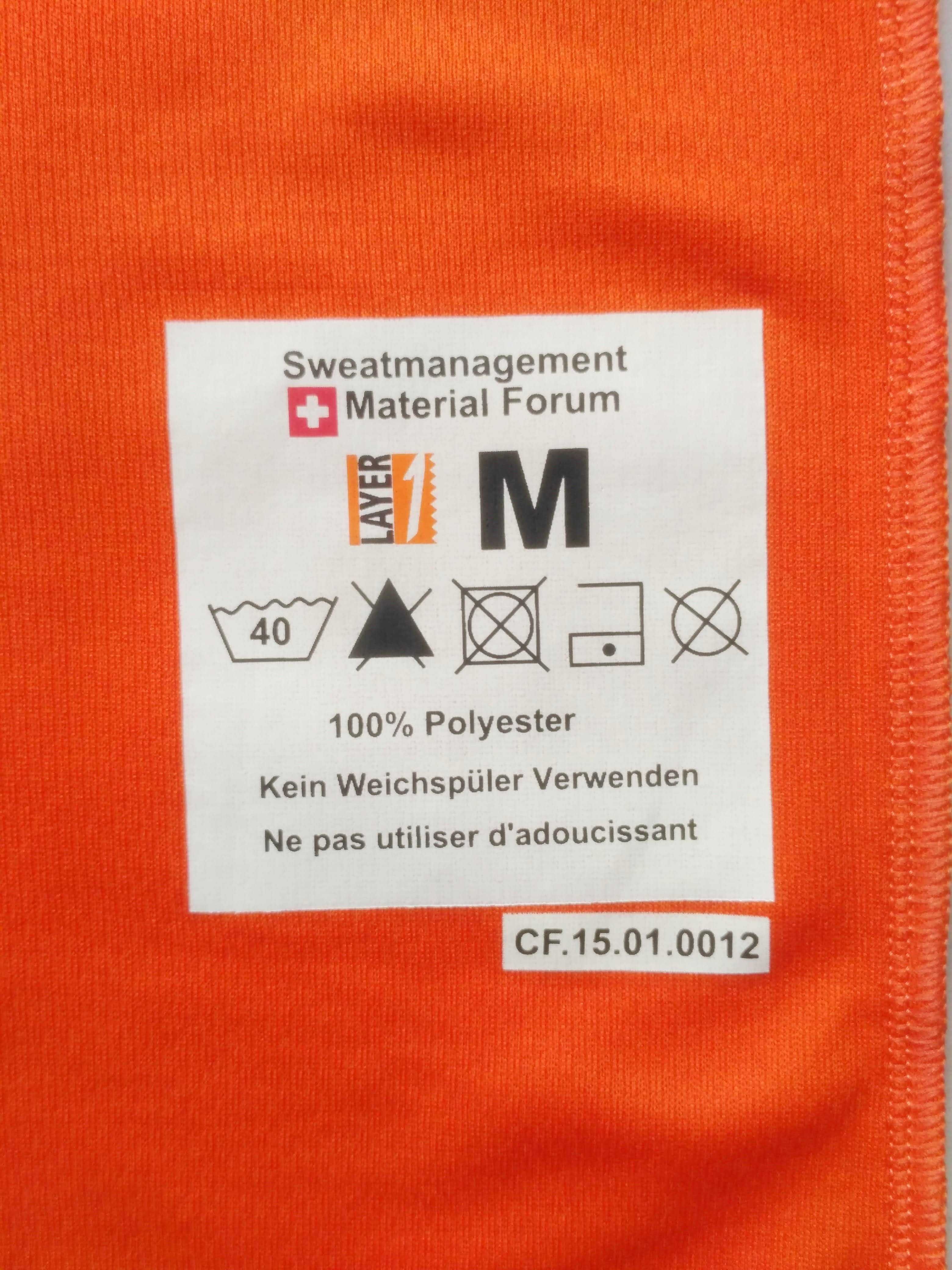 Футболка Sweatmanagement Material Forum M Layer1 orange хлопців