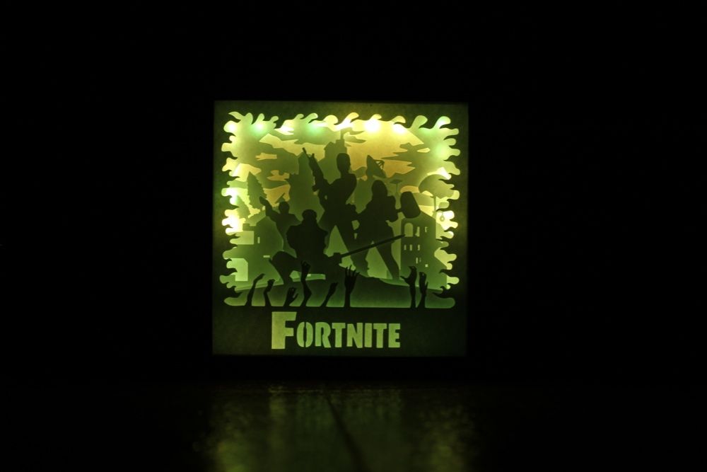 Luz de presença / decoração Fortnite, Stranger Things, Mary Poppins...