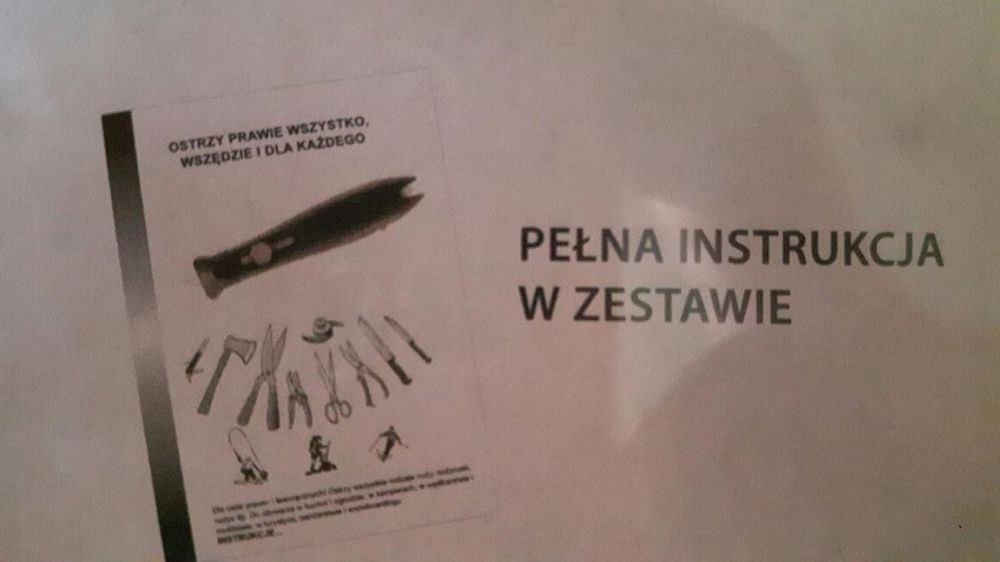 Ostrzałka uniwersalna do noży