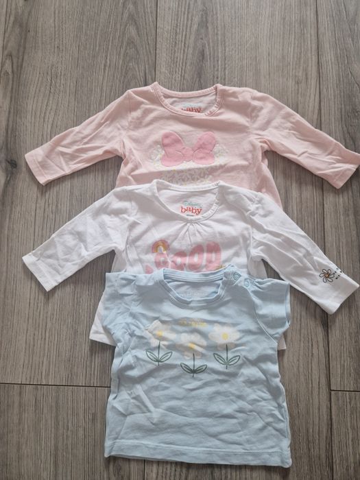 Bluzeczki niemowlece 3 szt
