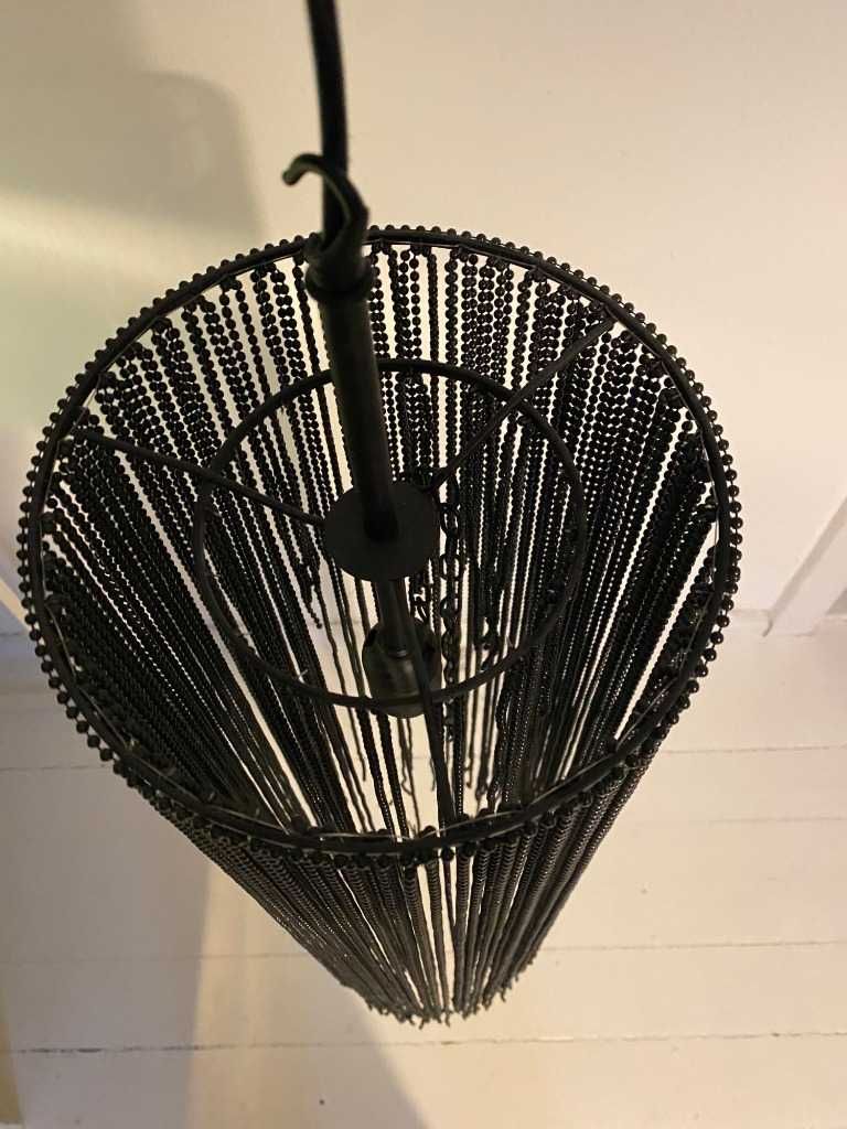 Lampa wisząca sufitowa żyrandol czarny