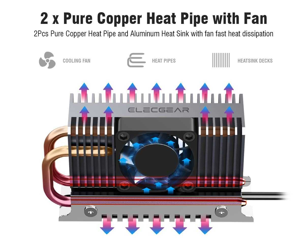 Cooler SSD ElecGear EL-80X M.2 2280