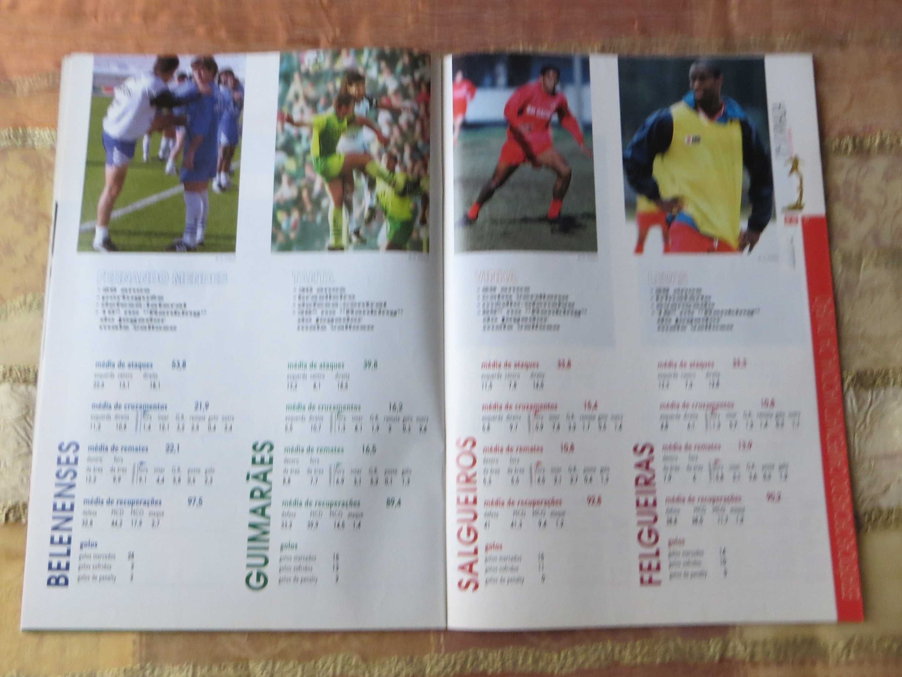 Revista Jogo Estrelas Rui Barros e jogador Sérgio Conceição Felgueiras