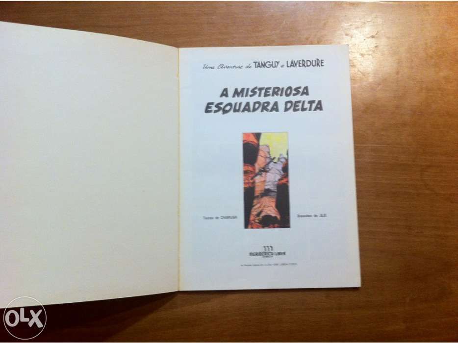 Livro de banda desenhada uma aventura de tanguy e laverdure "a mister